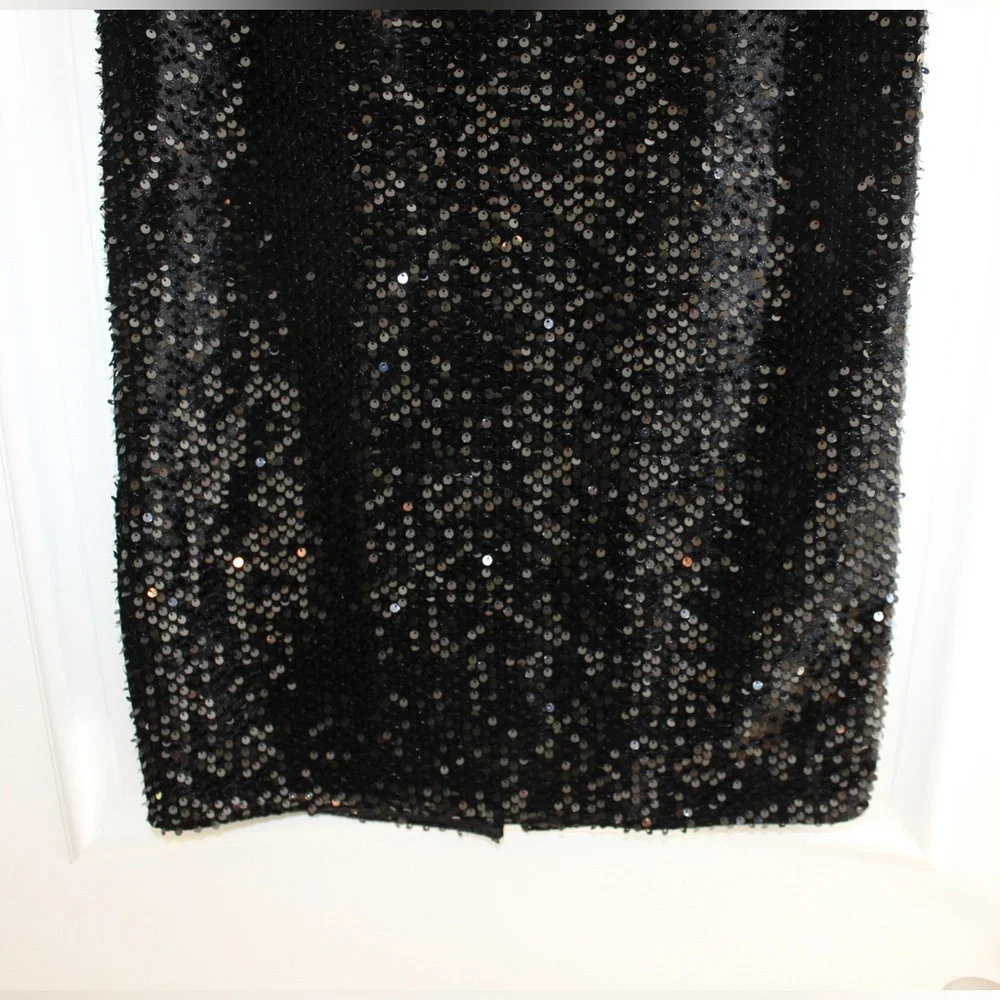Nine West black sequin pencil skirt (women’s M) (NWT) - Picture 3 of 11